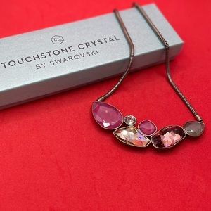 Touchstone Crystal Pink Sky Necklace